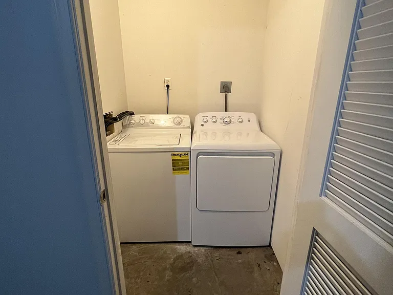 washer and dryer