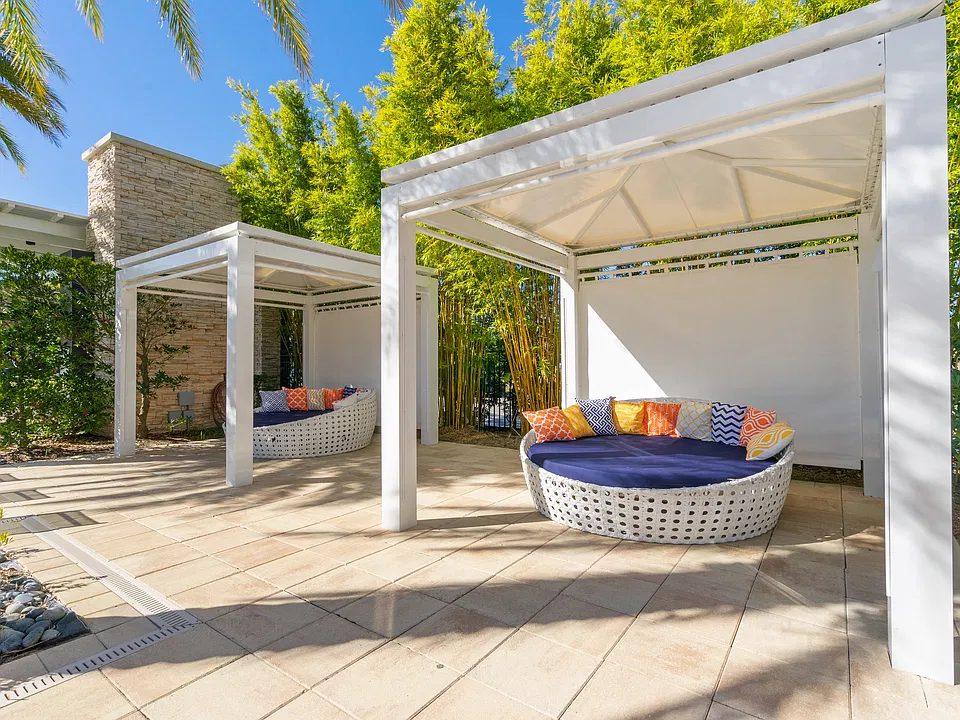 Unwind outside in inviting seating spaces.