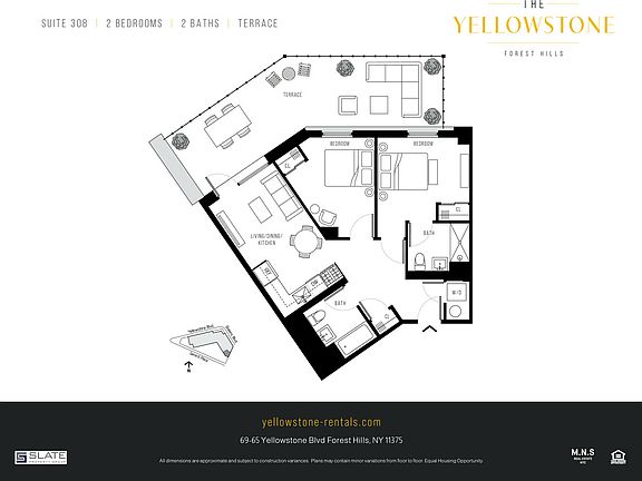2nd image of 69-65 Yellowstone Blvd #308