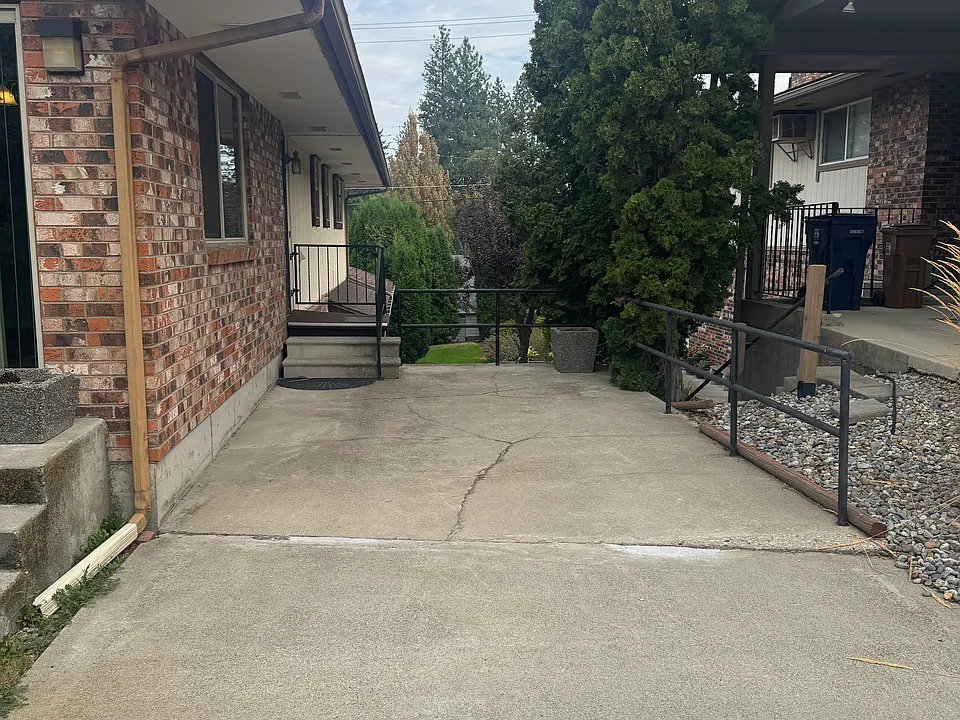 2nd Parking spot and patio area