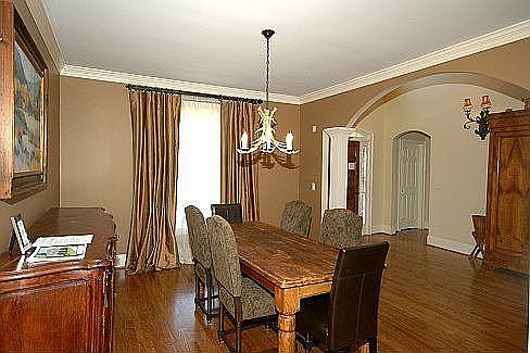 Professionally decorated throughout home.  Hardwood floors on main.