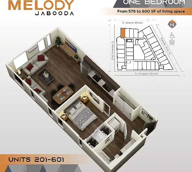 Melody Jabooda Apartments — Photo 87
