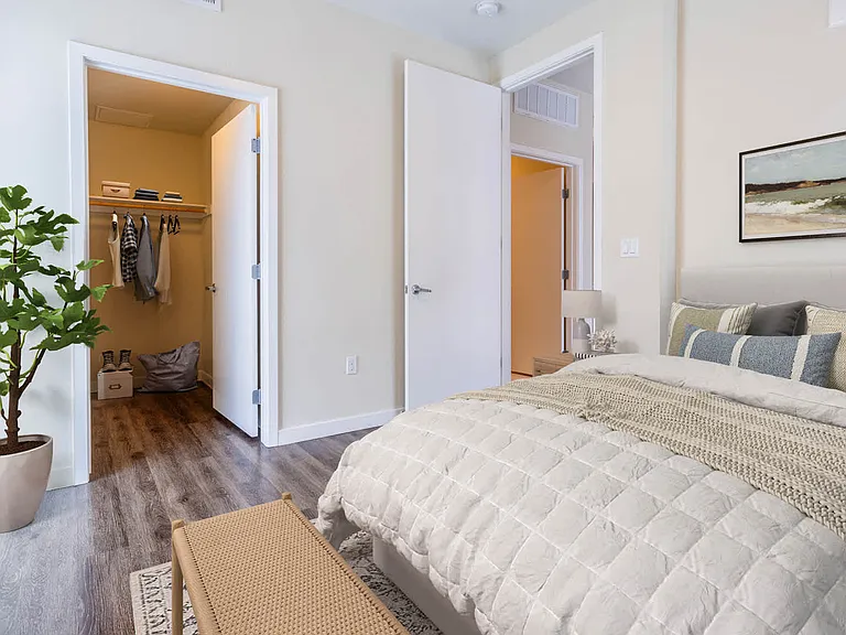 Bedroom with Hard Surface Flooring