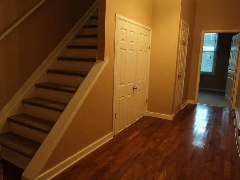 Laundry in the closet behind the Double Doors