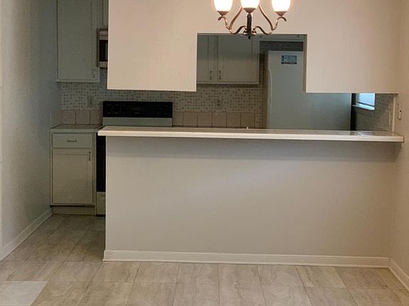Dining room and kitchen