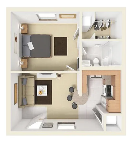 Floor plan Club