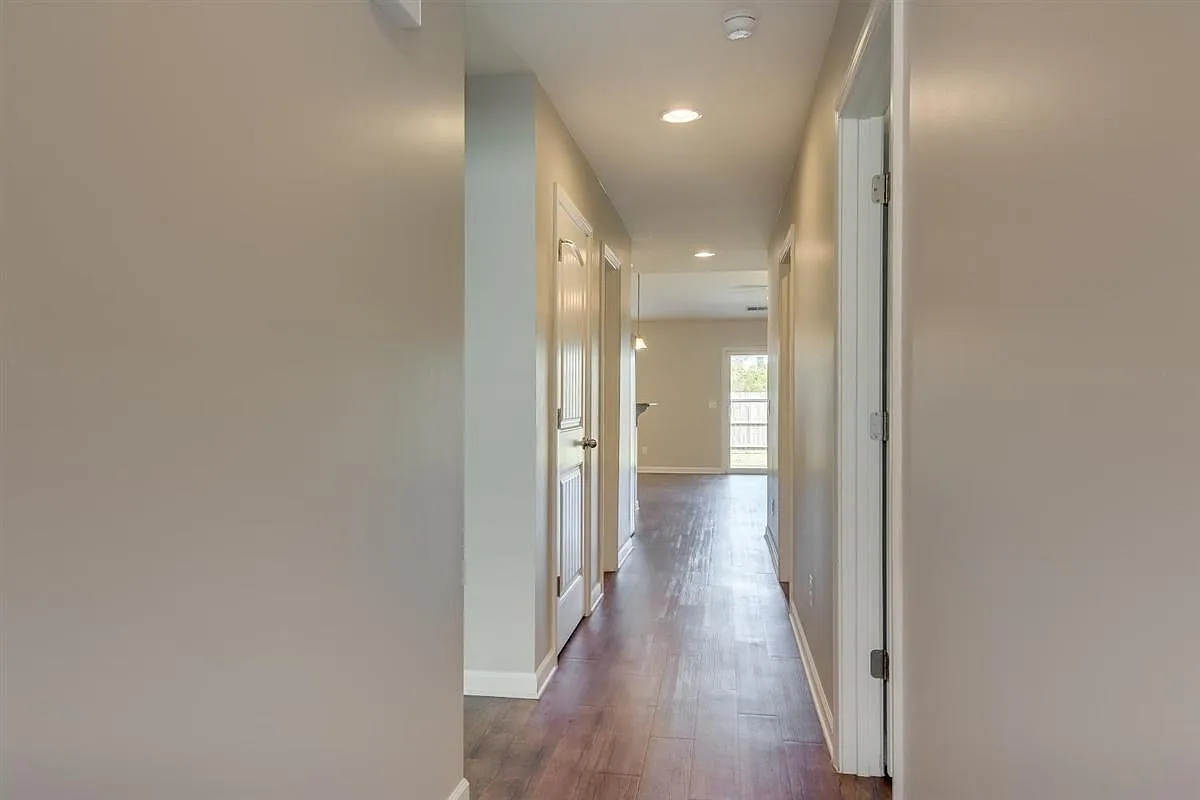 Hallway toward patio doors - 2108 Bonneville Cir