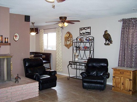 Fireplace & Dining Area