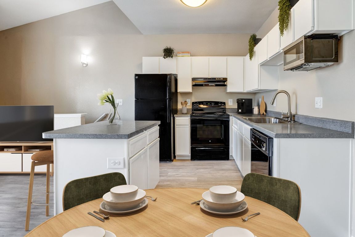 Kitchen with Island Storage