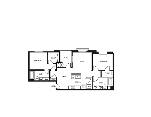 Floor plan Plan B1