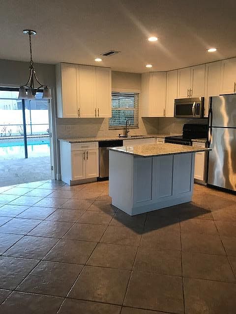 Brand new kitchen with granite counter tops