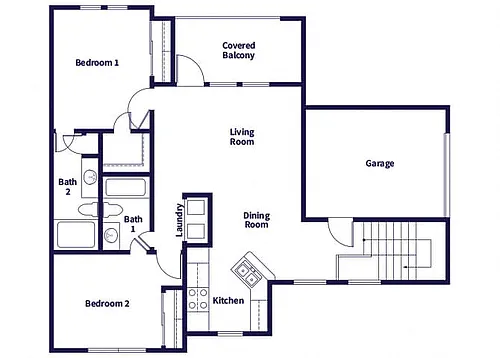 Floor plan B2
