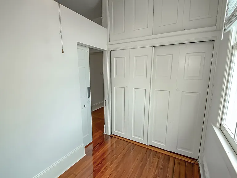 Bedroom #2 upstairs with lot's of closet storage. (some previous tenants have used this as a study/office.)