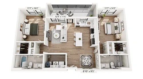 Floor plan B1