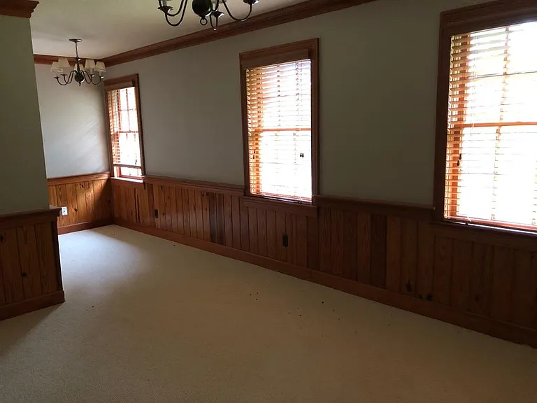 Playroom or could be a 5th bedroom. It has a closet.
Carpet was new when last tenant who was read