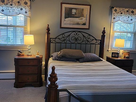 Master Bed w/ New Carpeting