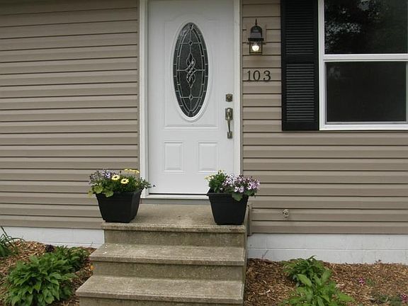 New siding and doors.