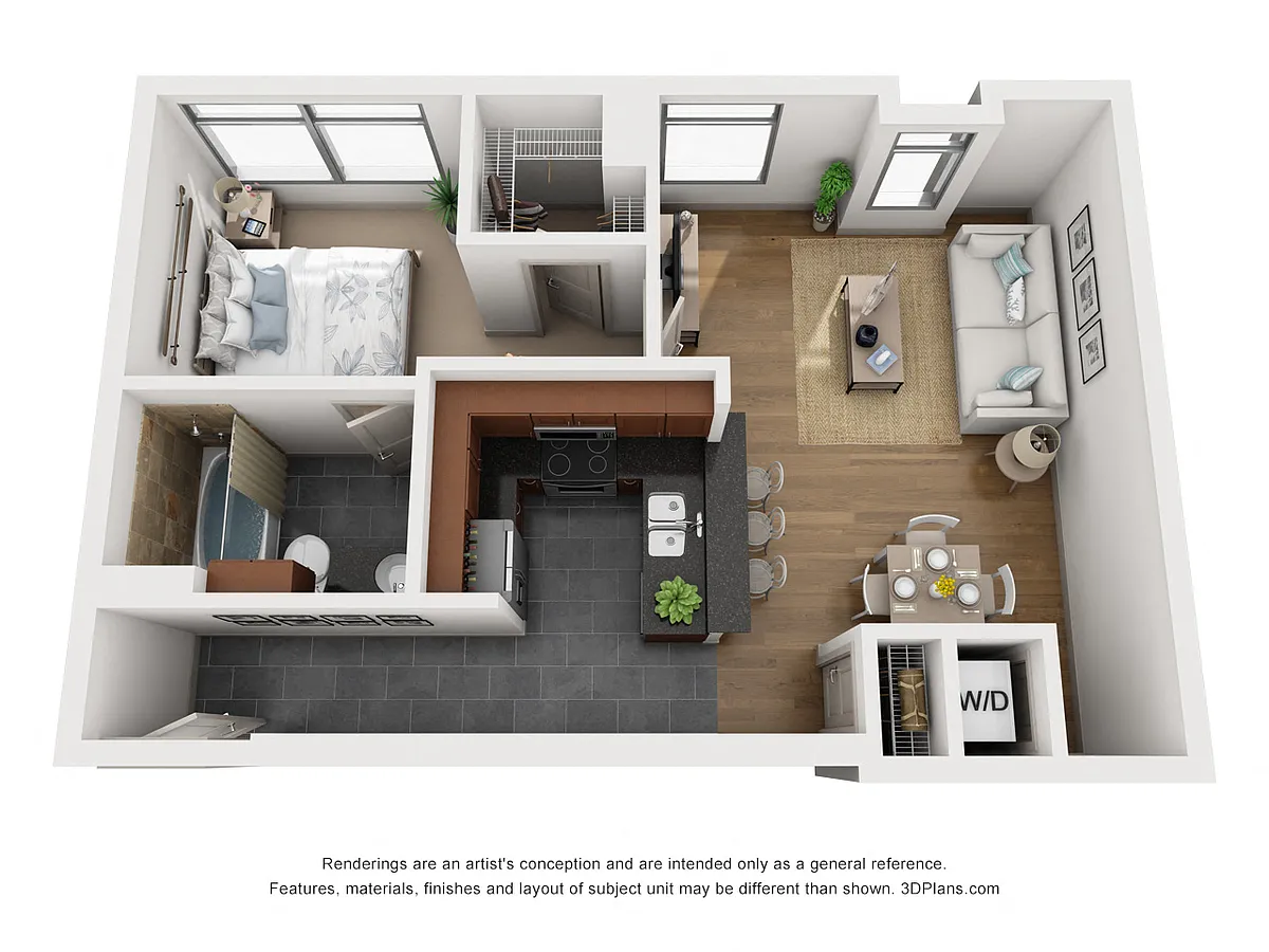 Floor plan A1J
