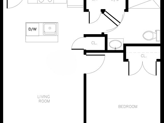 For Rent: $2,150 (1 bed, 1 bath, 600 Square Feet)