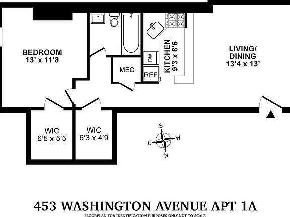 2nd image of 453 Washington Ave APT 1A