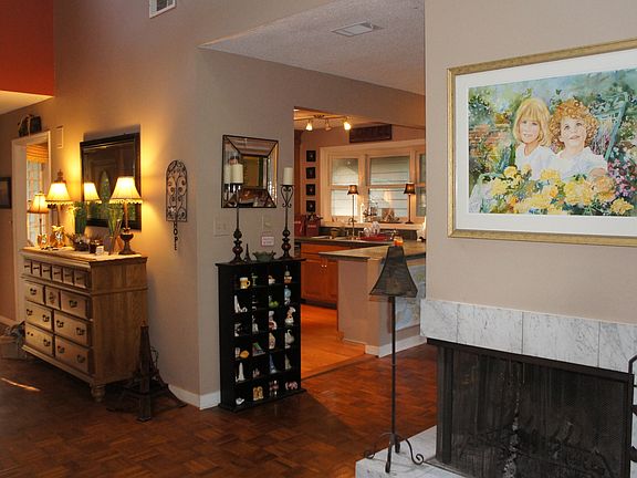 great room to dining area
