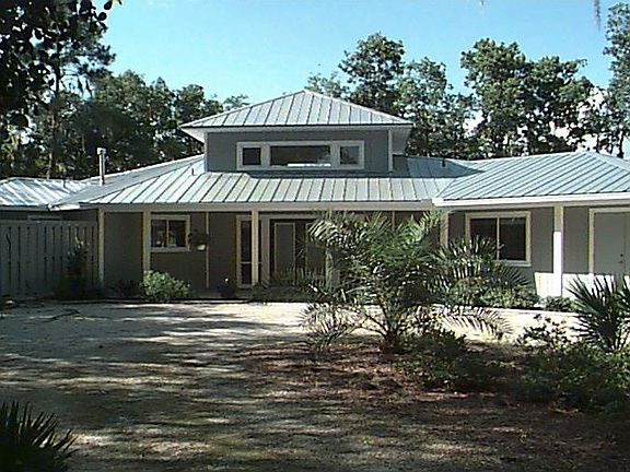 View from driveway
