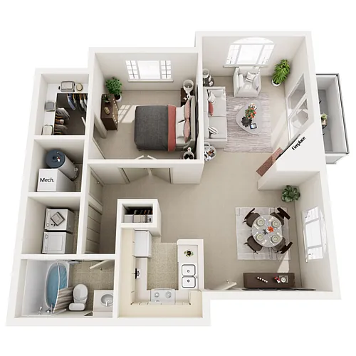 Floor plan C - Classic