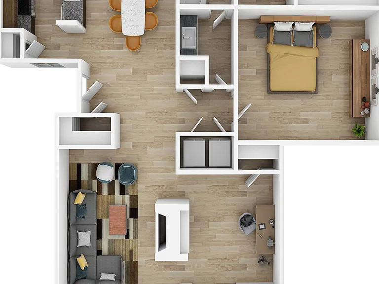 1 Bedroom | 1 Bath | Den | 984 SF 1 Bedroom | 1 Bath | Den | 984 SF
