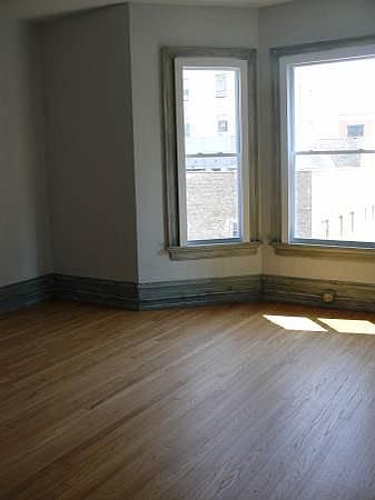 Bay window in living room
