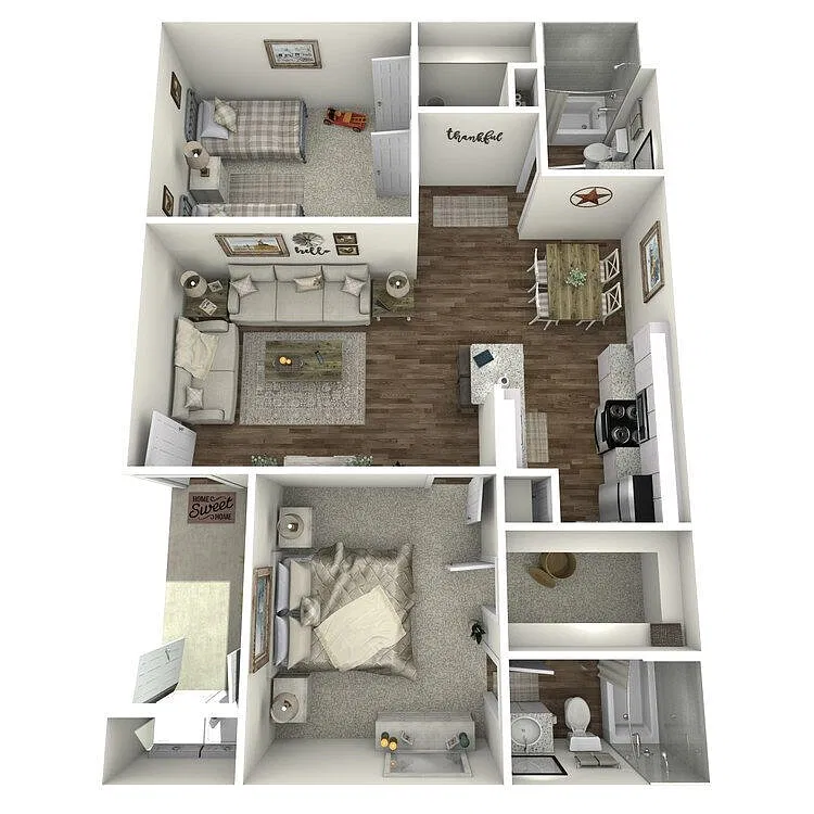 Floor plan B3