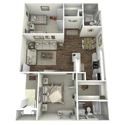Floor plan B3