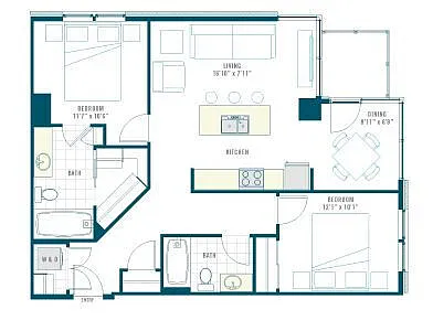 Floor plan Coltrane