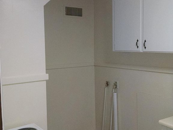 Laundry area in the kitchen