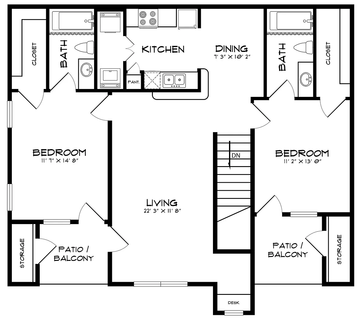 Floor plan B2