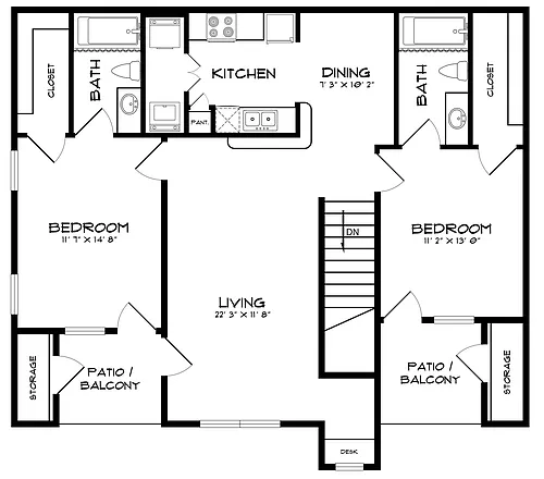 Floor plan B2