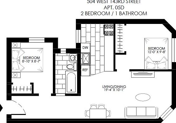 2nd image of 504 W 143rd St APT 5D
