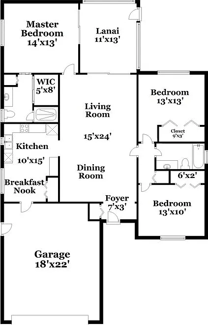3 bed, 2.0 bath, 1346 sqft, $2,090 — Photo 2