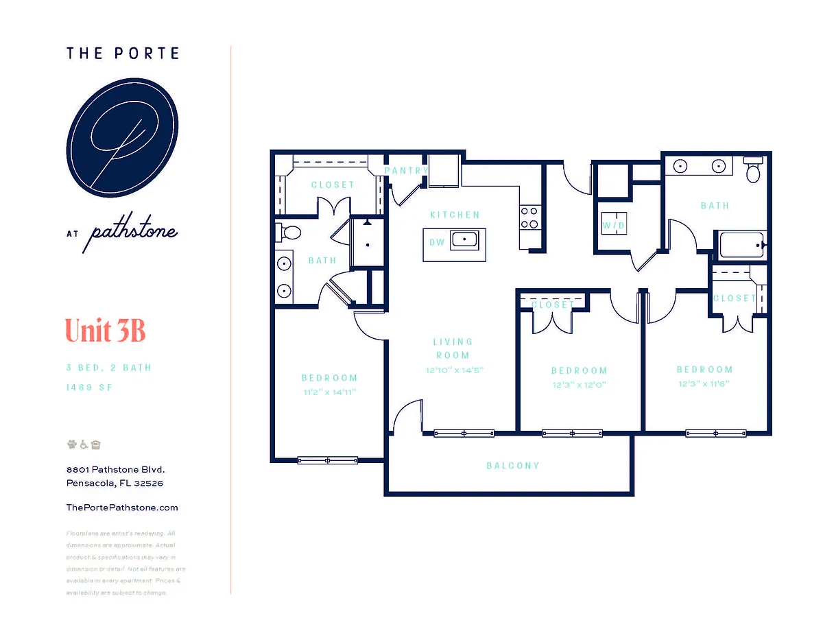 Floor plan 3B