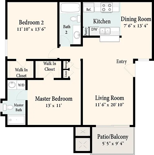 Floor plan The Carnelian - Upstairs