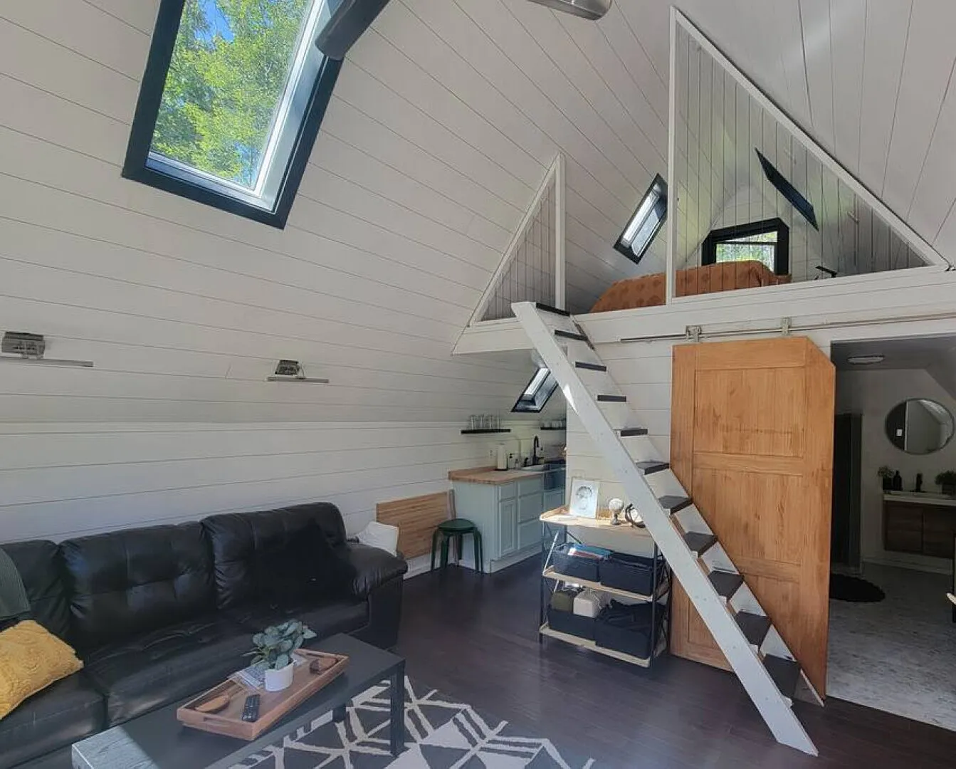 Brook Park-A Frame-fireplace-modern-dog friendly — Photo 4