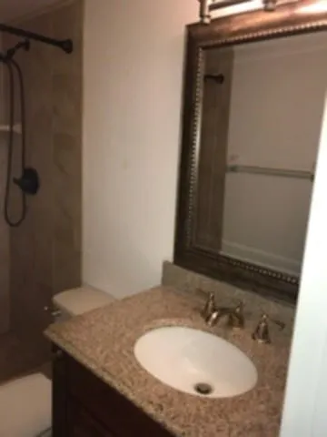 This is another picture of your private bathroom that is right outside your bedroom. With lots of privacy