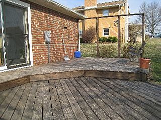 Rear deck