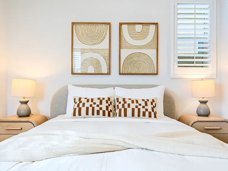 Quality beds in every room means everyone sleeps well here.