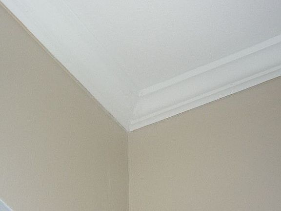 new crown molding throughout