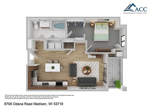 Floor plan 1X1