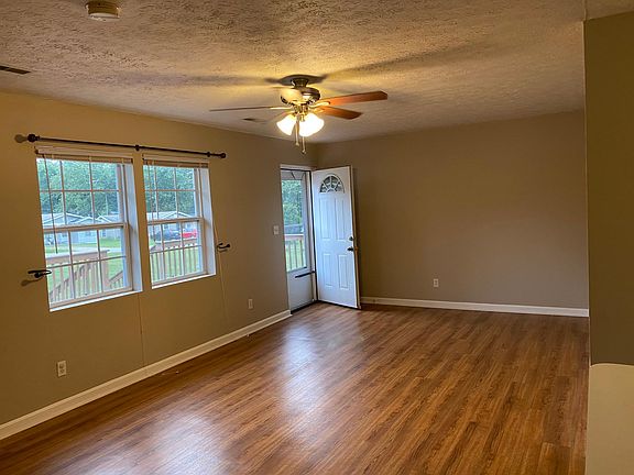 Living room opens up to a 12 x 20 deck