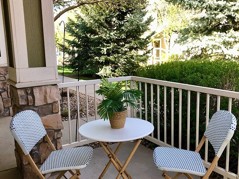 Patio near front entry