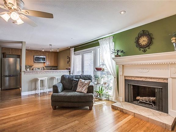 Kitchen View and Entrance to Balcony