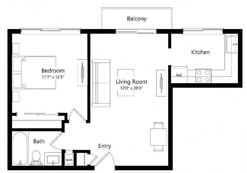 Floor plan A4-P