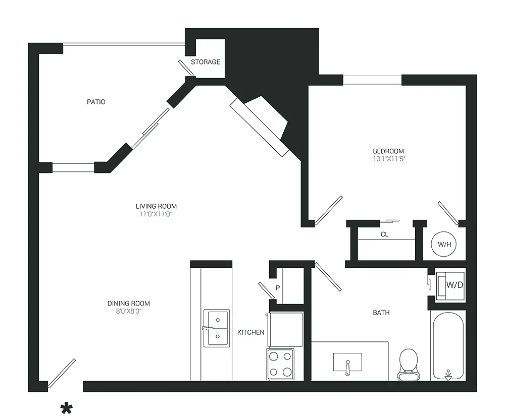 Floor plan Rose